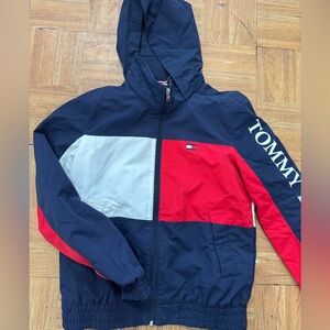Tommy Hilfiger Tri-Color Windbreaker - Navy, Red, White